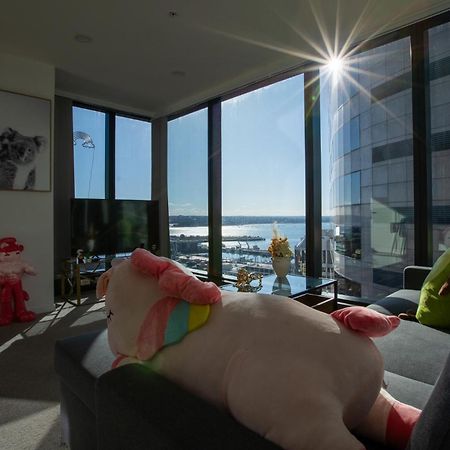 天空城景 海景 私人大阳台公寓 Auckland Exterior foto
