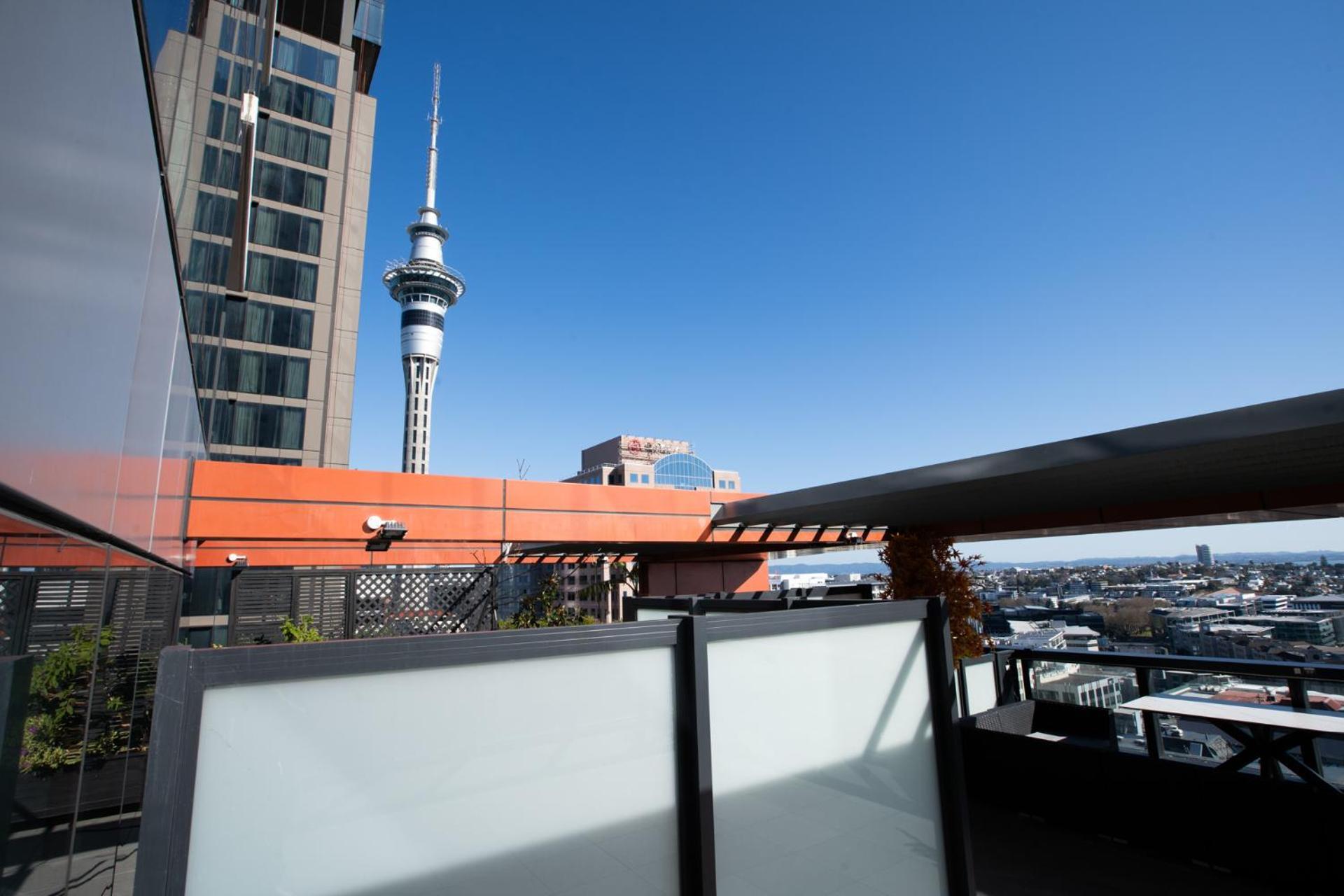 天空城景 海景 私人大阳台公寓 Auckland Exterior foto